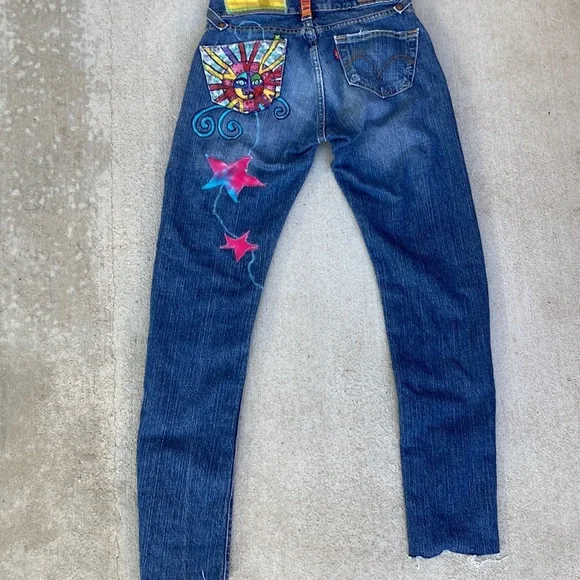 Levi’s Upcycled 504 29x 30 sz 3 - Picture 4 of 7